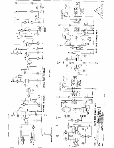 Trace Elliot Vtwin guitar amp service manual